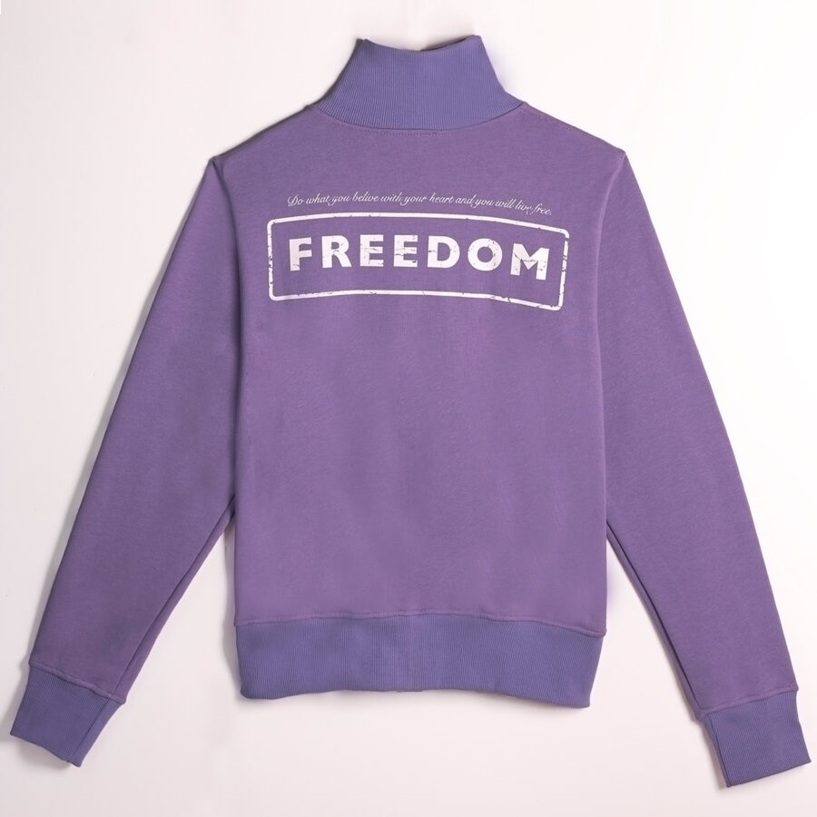 Felpa Donna Senza Cappuccio Full Zip - immagine 6