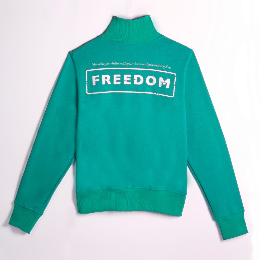 Felpa Donna Senza Cappuccio Full Zip - immagine 5