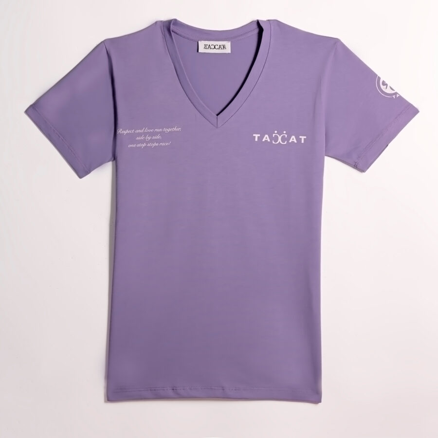 T-shirt Collo a V Stampa Panchina - immagine 4
