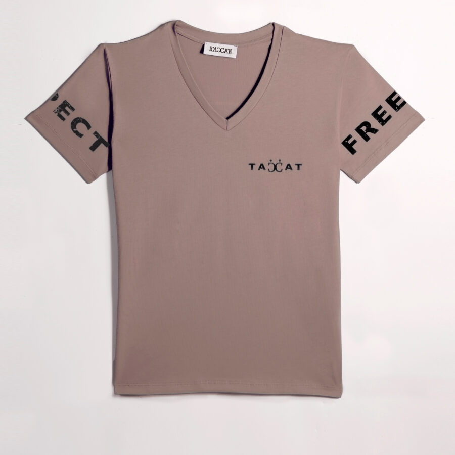 T-shirt Collo a V Basic - immagine 3
