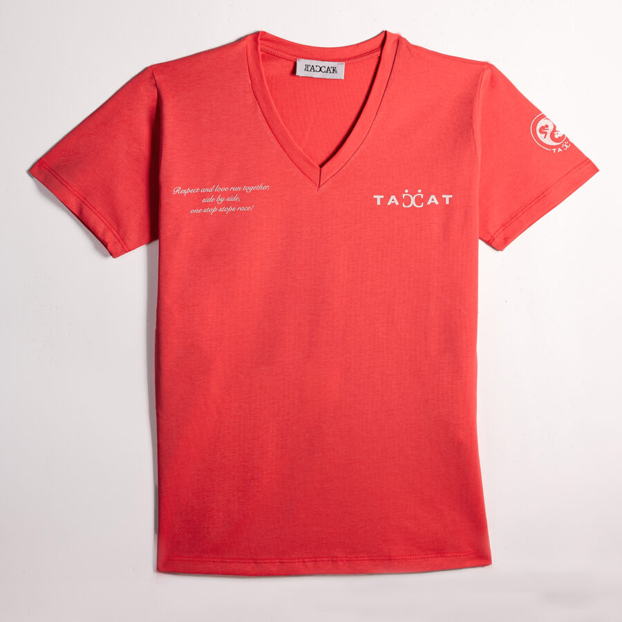 T-shirt Collo a V Stampa Panchina - immagine 2